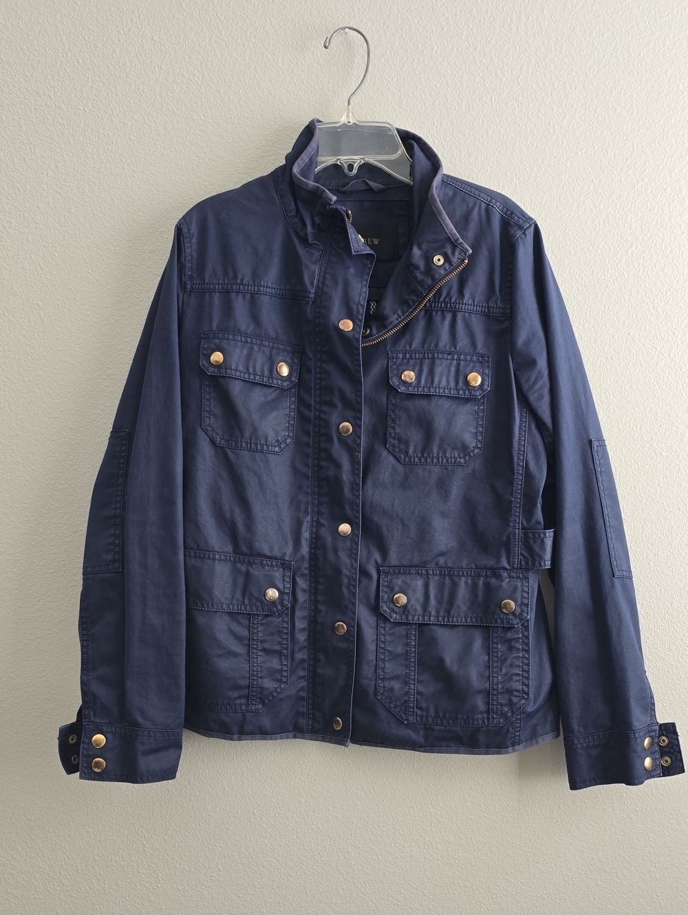 10/3 J. Crew Women's Navy Utility Jacket